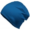 Winter hat with fleece lining - mod.3002:Long, true blue, Cotton